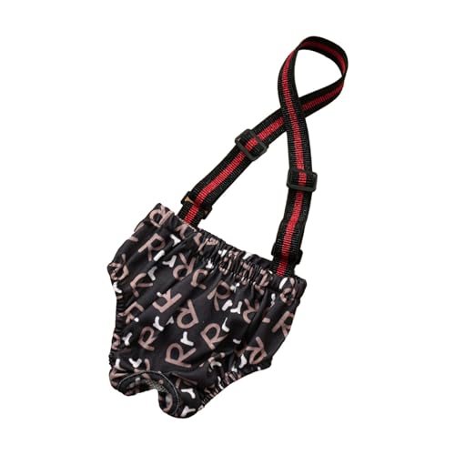 Poo4kark Hund für große Hunde, verstellbare physiologische Haustierhose mit Geschirr, atmungsaktives Polyester, für den Innen- Außenbereich, bequem, waschbar, wiederverwendbar (2-E, 30x28x1cm) von Poo4kark