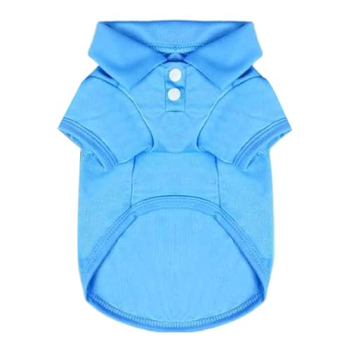Poo4kark Hunde-T-Shirt, atmungsaktives Haustier-Shirt, Hundesport-Shirt, Hundebekleidung, Mantel, geeignet für kleine mittelgroße Hunde Katzen (B, S) von Poo4kark