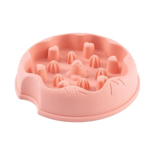 Poo4kark Hundenapf, Anti-schling Napf Hund – Rutschfester Food Devices Slow Feeder Hundenapf für Mittelgroße Hunde Pet Slow Food Bowls (E, 20X20X5CM) von Poo4kark