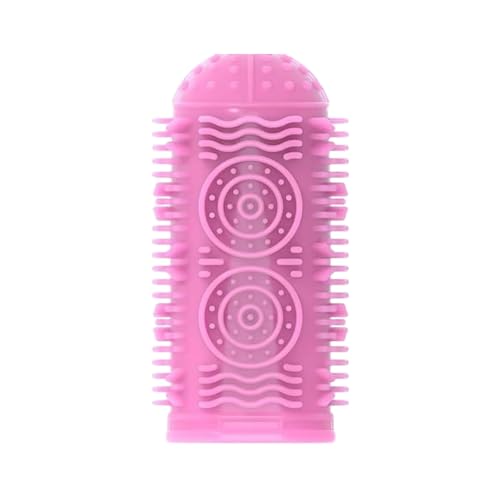 Poo4kark Hundezahnbürstenset Fingerzahnbürste für Hunde Fingerzahnbürste für Hunde Zahnreinigung Pflege Haustierzahnbürste (5.1x2.2cm) von Poo4kark