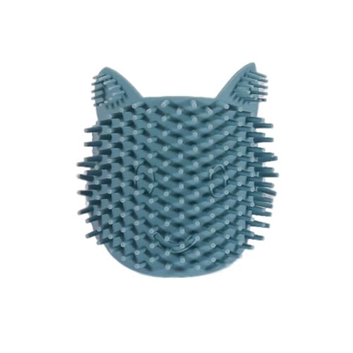 Poo4kark Katzen-Kratzbrett für die Wand, Katzen-Eckmassagekamm mit | Haustier-Massagewerkzeug Silikon für natürliche Kratzmöbel (A, One Size) von Poo4kark