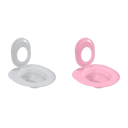 Poo4kark Katzen WC-Sitz Toiletten Training System Wiederverwendbar Cat Toiletten Trainings Kit, Universelles Katzentoilette Katzenklo Toilettensitz Toilet Seat (2B, 39X36.5CM) von Poo4kark