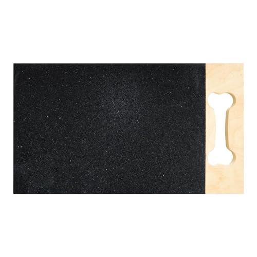 Poo4kark Kratzplatte für Hundenägel, langlebige Krallenschleifplatte für Hunde, herausziehbare Nagelfeile, Hundenagel-Feilenspielzeug für Hunde Aller Rassen (Black, A) von Poo4kark