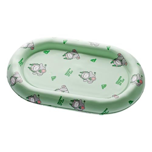 Poo4kark Kühlmatte Bett für Hunde Hundematte Bett Kühldecke Kühlkissen für Katzen Waschbar Haustiere Schlafbett für kleine Haustiere Welpe (Grvn, 60X50CM) von Poo4kark