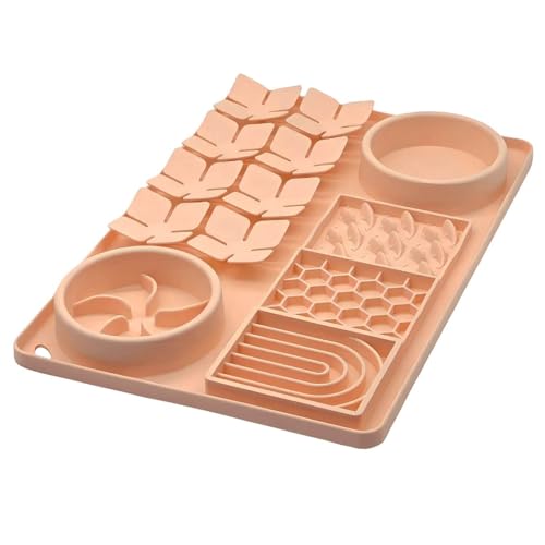 Poo4kark Leckpads speziell für Katzen Hunde, inklusive Saugnäpfen, Slow-Food-Schüssel, Katzenleckpads gegen Angstzustände, Hundespielzeug, um Hunde zu beschäftigen, Bade-Puzzlespielzeug (F, One Size) Poo4kark Leckpads speziell für Katzen Hunde, inklusive Saugnäpfen, Slow-Food-Schüssel, Katzenleckpads gegen Angstzustände, Hundespielzeug, um Hunde zu beschäftigen, Bade-Puzzlespielzeug (F, One Size) von Poo4kark