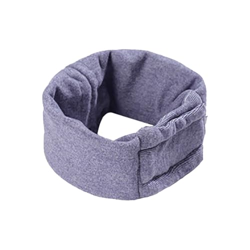 Poo4kark Ohrenberuhigender Hoodie, kein Schütteln, Ohrenwickel für Hämatomlärm, Ohrenwickel, Kopfbedeckung gegen Angstzustände, Hundeohrabdeckung für die Fellpflege (Light Purple, M) von Poo4kark