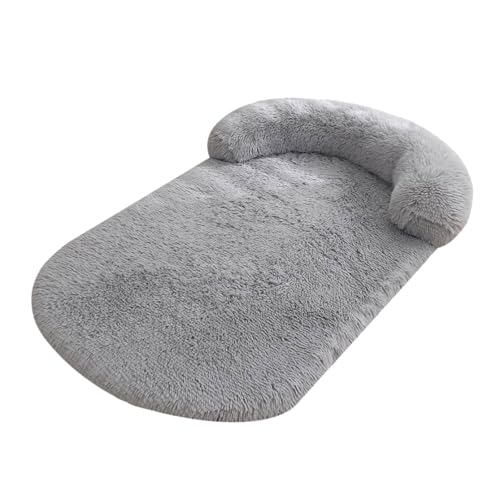 Poo4kark Orthopädisches Hundebett für große Hunde, Memory Foam-Hundesofa mit abnehmbarem Bezug Rutschfester Unterseite, Eierkarton-Design für besten Komfort (Grey, 100x75cm) von Poo4kark
