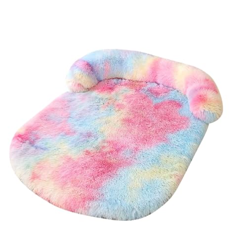 Poo4kark Orthopädisches Hundebett für große Hunde, Memory Foam-Hundesofa mit abnehmbarem Bezug Rutschfester Unterseite, Eierkarton-Design für besten Komfort (Light Blue, 100x75cm) von Poo4kark