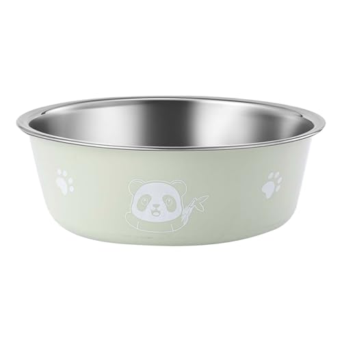 Poo4kark Outdoor Edelstahl-Futternapf, Universal-Futternapf Katzen-Spill-Futterbecken, Wassernapf, langlebiger Futternapf für Katzen Hunde in (B, 18.00) von Poo4kark