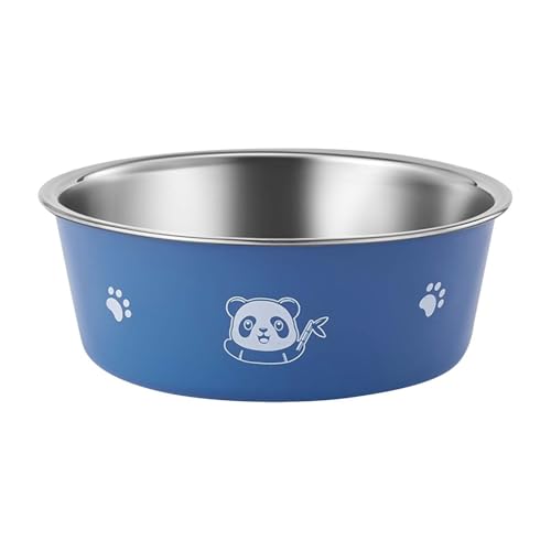 Poo4kark Outdoor Edelstahl-Futternapf, Universal-Futternapf Katzen-Spill-Futterbecken, Wassernapf, langlebiger Futternapf für Katzen Hunde in (C, 18.00) von Poo4kark