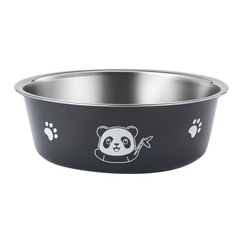 Poo4kark Outdoor Edelstahl-Futternapf, Universal-Futternapf Katzen-Spill-Futterbecken, Wassernapf, langlebiger Futternapf für Katzen Hunde in (D, 18.00) von Poo4kark