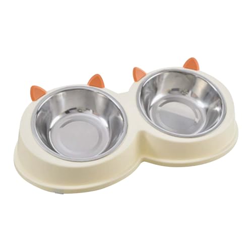 Poo4kark Outdoor Niedlicher verspielter Futternapf Edelstahl in Katzenohrform, Doppelnapf, Futternapf für Katzen Hunde, Futternapf in, Futternapf für Hunde, Wassernapf, Futternapf für den (A, 30.00) Poo4kark Outdoor Niedlicher verspielter Futternapf Edelstahl in Katzenohrform, Doppelnapf, Futternapf für Katzen Hunde, Futternapf in, Futternapf für Hunde, Wassernapf, Futternapf für den (A, 30.00) von Poo4kark