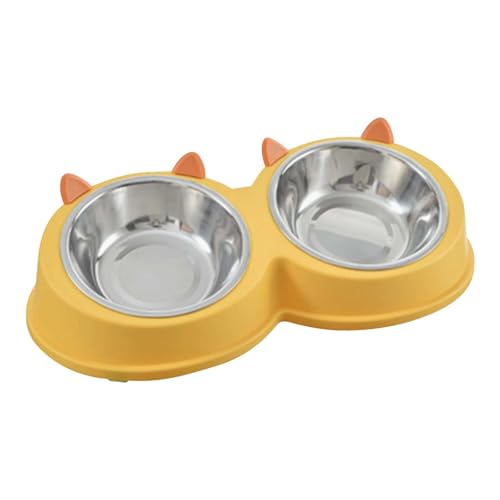 Poo4kark Outdoor Niedlicher verspielter Futternapf Edelstahl in Katzenohrform, Doppelnapf, Futternapf für Katzen Hunde, Futternapf in, Futternapf für Hunde, Wassernapf, Futternapf für den (C, 30.00) Poo4kark Outdoor Niedlicher verspielter Futternapf Edelstahl in Katzenohrform, Doppelnapf, Futternapf für Katzen Hunde, Futternapf in, Futternapf für Hunde, Wassernapf, Futternapf für den (C, 30.00) von Poo4kark