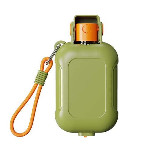 Poo4kark Pet 2-in-1-Wasserflasche für Hunde, geeignet für den Einsatz im Freien. Wird mit Einer 460-ml-Wasserflasche einem Futternapf geliefert. Geeignet für Hunde Katzen. Kann mit (A, One Size) von Poo4kark