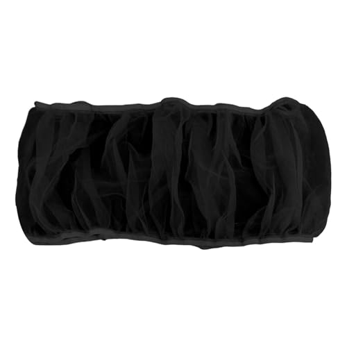 Poo4kark Pet Atmungsaktive Mesh-Vogelkäfigabdeckung mittlerer Größe Heimtierbedarf Vogelzubehör Volierennetz für (Black, 12X20X1CM) von Poo4kark