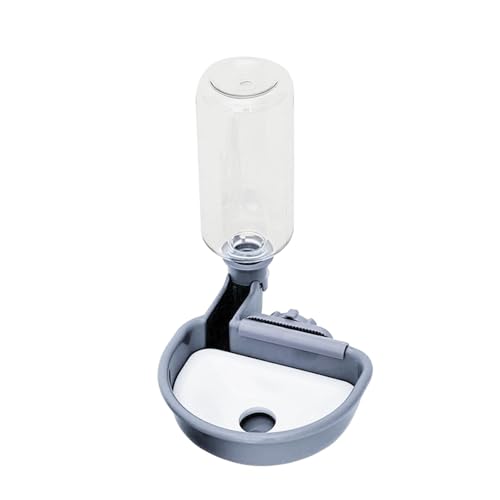 Poo4kark Pet Automatischer Wasserspender für Haustiere, 480 ml, großes Fassungsvermögen, für Katzen kleine Hunde, hängende Futternäpfe für Käfige (A, One Size) von Poo4kark