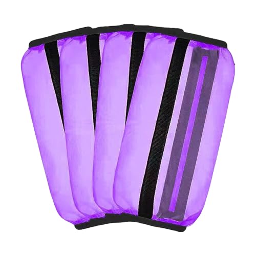 Poo4kark Pet Beinwickel für Pferde, Schutzausrüstung für Pferdesporttraining Reitstallzubehör, langlebige, atmungsaktive Unterstützung (Purple, One Size) von Poo4kark