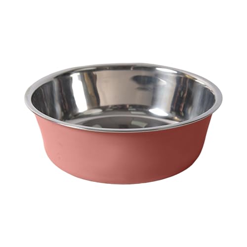 Poo4kark Pet Edelstahl-Futternäpfe – langlebig, leicht zu reinigen, spülmaschinenfest, Futter- Wassernäpfe Metall für Hunde, Katzen, Welpen, Zwinger, Fütterung (D, One Size) von Poo4kark