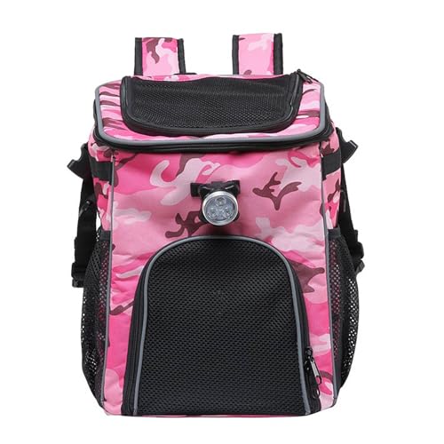 Poo4kark Pet Faltbare Fahrrad-Haustiertasche für Katzen Hunde, leichte, Hängetasche mit atmungsaktivem Netz für Radtouren, Reisen Outdoor-Abenteuer (34x34x6cm) von Poo4kark