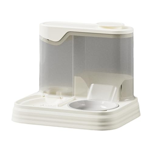 Poo4kark Pet Futter- Wasserspender-Set für Haustiere, automatischer Futter- Wasserspender für Hunde, Katzen Tiere, große Kapazität (A, One Size) von Poo4kark