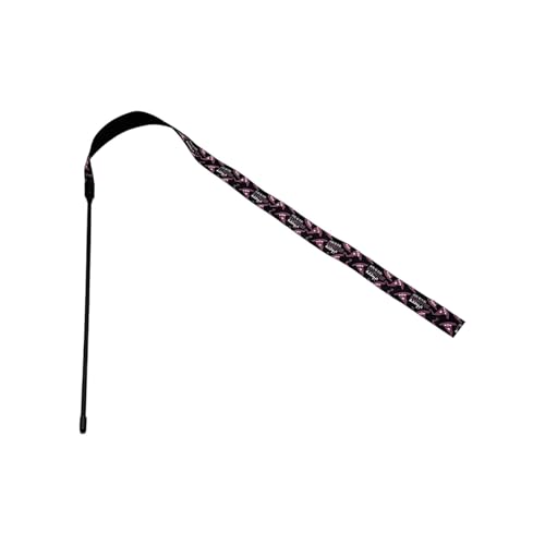 Poo4kark Pet Halloween-Katzenspielzeug, interaktiver Teaser-Zauberstab mit strapazierfähigem Polyesterband für Indoor-Spielübungen Unterhaltung (A, 60x31cm) von Poo4kark