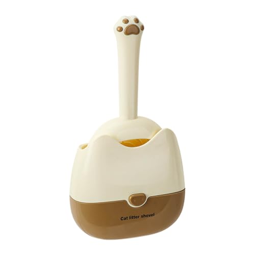 Poo4kark Pet Haustierstreu mit Größen-Abfallfilterdesign für effizientes, ideales für den Innen- Außenbereich. Robustes ABS-Material, perfekt für Katzen Hunde. (Yellow, 17X14cm) von Poo4kark