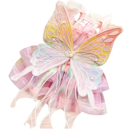 Poo4kark Pet Hundekleid Sommer Haustier Hochzeit Rock Spitze Tutu süße Party Katze Outfit für kleine mittelgroße Hunde (50CM) von Poo4kark