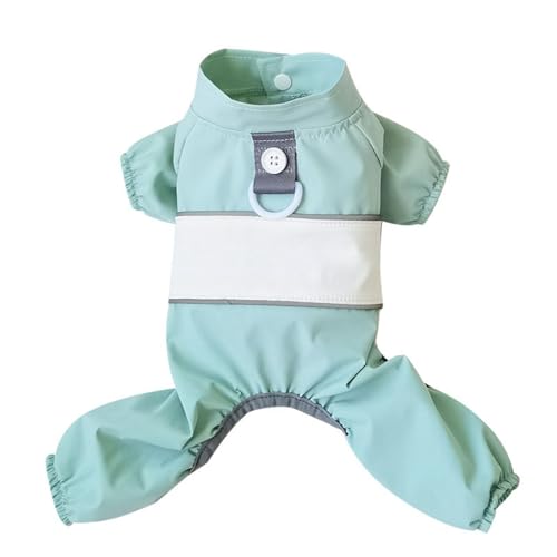 Poo4kark Pet Hunderegenmantel für kleine, mittelgroße große Hunde, leicht, reflektierend, Outdoor-Wanderjacke mit (E, XL) von Poo4kark