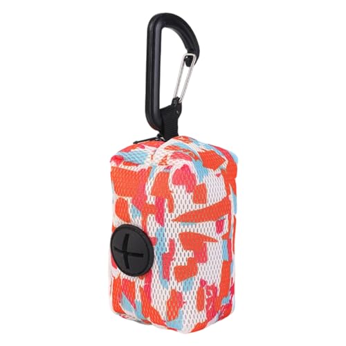 Poo4kark Pet Hundetaschenhalter Hundetaschenspender Aufbewahrungstasche Hundetaschenspender Hundetaschenhalter Hundetaschenhalter mit Karabiner Hundetaschenhalter Hundetaschenhalter (A, One Size) von Poo4kark