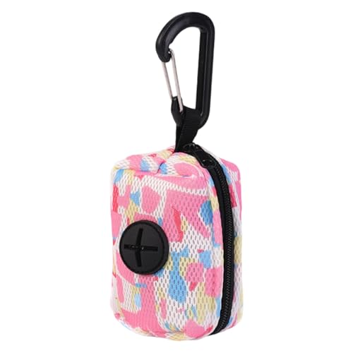 Poo4kark Pet Hundetaschenhalter Hundetaschenspender Aufbewahrungstasche Hundetaschenspender Hundetaschenhalter Hundetaschenhalter mit Karabiner Hundetaschenhalter Hundetaschenhalter (C, One Size) von Poo4kark
