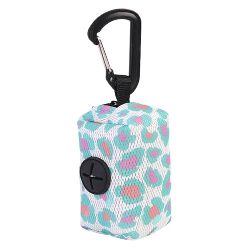Poo4kark Pet Hundetaschenhalter Hundetaschenspender Aufbewahrungstasche Hundetaschenspender Hundetaschenhalter Hundetaschenhalter mit Karabiner Hundetaschenhalter Hundetaschenhalter (D, One Size) von Poo4kark