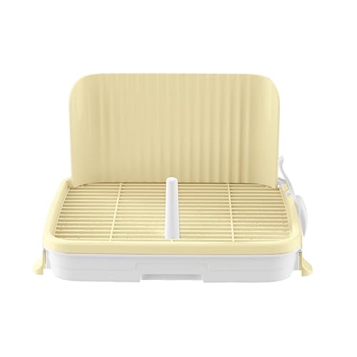 Poo4kark Pet Hundetoilette, Hundetoilette, Hundebadezimmer, Welpentoilette, robuste, robuste Pinkelstation, multifunktionale Hundetoilette, Hundetoilette für den Innenbereich, (Yellow, 51x37x31cm) von Poo4kark