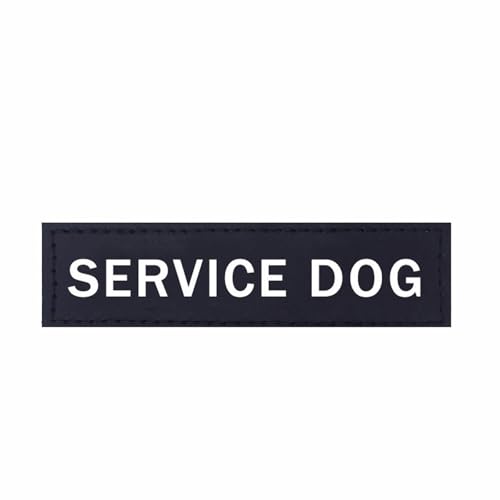 Poo4kark Pet Hundewesten-Patch, Abnehmbarer Patch, passend für Hundegeschirr, PU-Material, leicht langlebig, geeignet für Kreativität (B, A) von Poo4kark