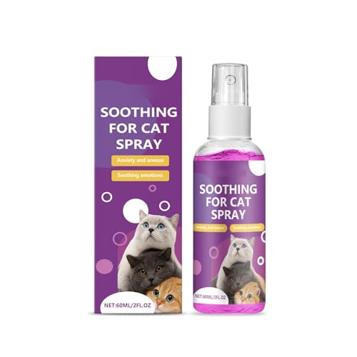 Poo4kark Pet Katzenverhaltens-Leitspray, Möbel-Angst, Haustier-Familien-geeignet, Nicht reizende Formel, 60 ml (Purple, 60ml) von Poo4kark