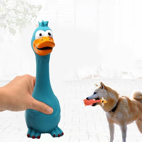 Poo4kark Pet Kauspielzeug für Haustiere Naturkautschuk, langlebiges Beißspielzeug für Hunde, die aggressiv, Welpen, Beißspielzeug (Hühnerform) (C, 20x6x3) von Poo4kark
