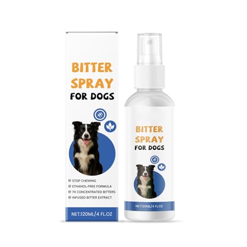 Poo4kark Pet Kauspray für Hunde, Hunde hassen es, Möbel, Sofas hartes Training zu zu beißen, 120 ml (White, 120ml) von Poo4kark