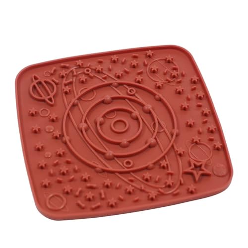 Poo4kark Pet Langsamer Futterspender, Leckmatte für Hunde, Silikon-Leckpad für Hunde, Angst- Schmutzspender für Welpen Katzen (18x18cm) von Poo4kark