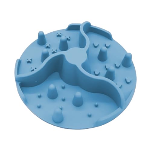 Poo4kark Pet Leckpad für Haustiere, Silikon, für Slow Food, Geschirr, Napf, Hundeleckpad, Slow Food Pad, abnehmbares Slow Food Pad, geeignet für Hunde Katzen zum Fast Food. (B, 10cm) von Poo4kark