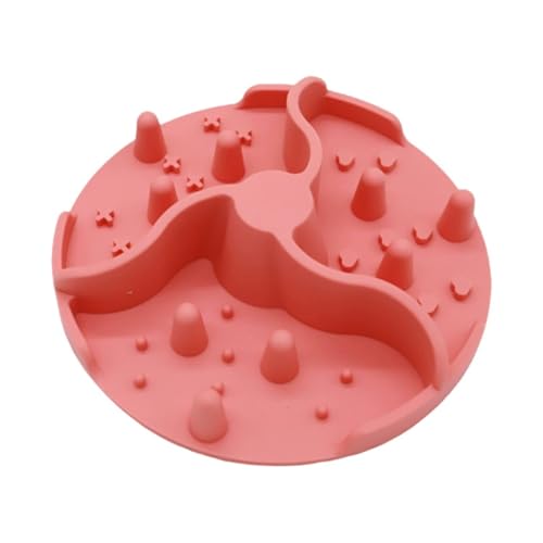 Poo4kark Pet Leckpad für Haustiere, Silikon, für Slow Food, Geschirr, Napf, Hundeleckpad, Slow Food Pad, abnehmbares Slow Food Pad, geeignet für Hunde Katzen zum Fast Food. (C, 8cm) von Poo4kark