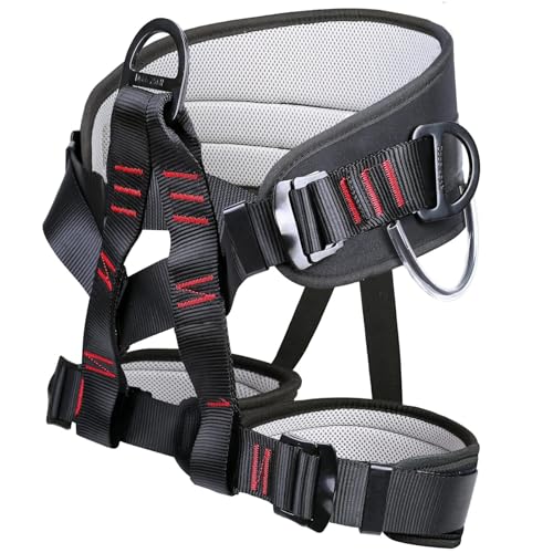 Poo4kark Pet Outdoor-Gurt zum Klettern, Bergsteigen Arbeiten in großen Höhen, hergestellt hochfestem Polyestermaterial (Black, 26X18X15CM) von Poo4kark