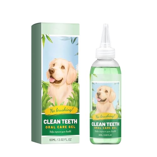 Poo4kark Pet Pet Care Wasserzusatz für Hunde Katzen, Entferner, Mundreiniger, erfrischt den Atem, unterstützt Zähne Zahnfleisch, 60 ml (Light Green2, 12.7x3.7x3.7cm) von Poo4kark