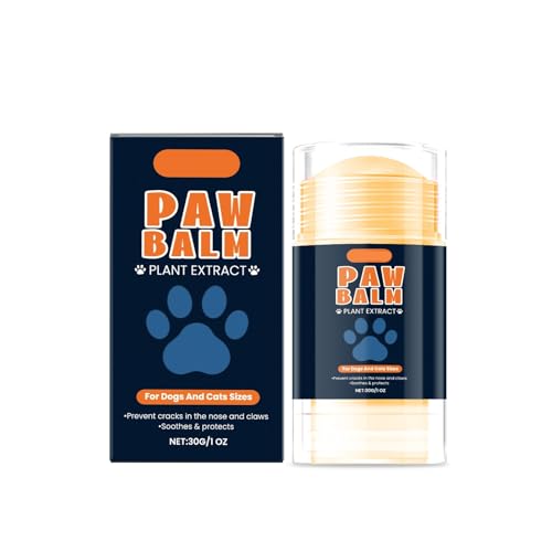 Poo4kark Pet Pet Stick Feuchtigkeitsspendend schützend für trockene Hunde Katzen, sanfte Feuchtigkeitspflege (Blue, 3.5x7.5cm) von Poo4kark