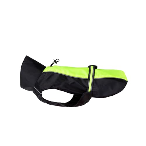 Poo4kark Pet Regenmantel für kleine Hunde, reflektierende Regenjacke, Winddicht, leicht, Netz-Regenschutz, Welpenkleidung zum Wandern, Chihuahua-Kleidung für nasse Tage (Green, S) von Poo4kark