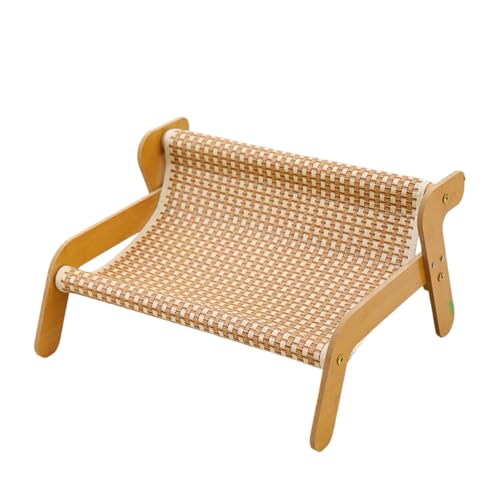 Poo4kark Pet Sisal-Katzenstuhl Der Katzenstuhl 2-in-1-Katzen-Sisalstuhl für Hauskatzen zum Kratzen von Sisal-Katzenkratzbetten, Kratzkissenstühle (Khaki2, 54x44x28cm) von Poo4kark