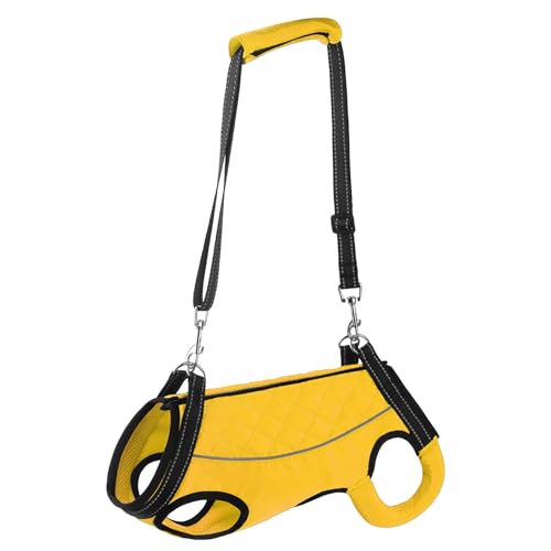 Poo4kark Pet Tragehilfe Geschirr Hunde Hebegeschirr Hundetragegurt Für Treppen Hunde Hebegeschirr Verstellbarer Hundetragegurt Hundeschlinge & Hundetragegeschirr Für Kleine (C, One Size) von Poo4kark