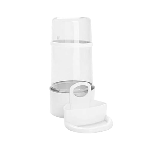 Poo4kark Pet Wasser Dispenser Automatische Wasser Flasche Für Geeignet Für Käfige Feeder Wasser Spender Zubehör Zubehör (White, 16x14cm) von Poo4kark