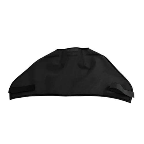 Poo4kark Pferdefliege mit Pferdefliege, Vollgesichtsabdeckung feinem Netzgewebe, bietet eine bessere Luftzirkulation für Pferde (Black, 75x39cm) von Poo4kark