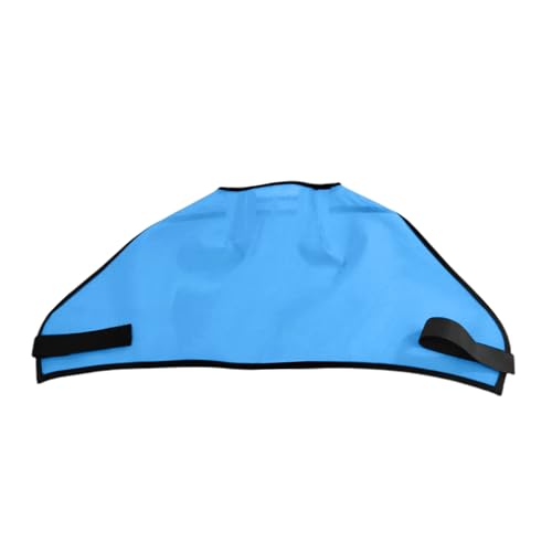 Poo4kark Pferdefliege mit Pferdefliege, Vollgesichtsabdeckung feinem Netzgewebe, bietet eine bessere Luftzirkulation für Pferde (Sky Blue, 75x39cm) von Poo4kark