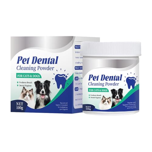 Poo4kark Pulver zur Reduzierung von Steinen Pulver für Hunde Katzen Pulver zur Mundreinigung Mundgeruchsentfernung (Blue, 7.1cm) von Poo4kark