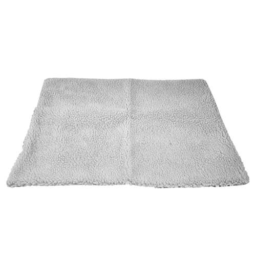 Poo4kark Selbstwärmendes Haustierbett Thermo-Heizkissen für Katzen Hunde Energieeffiziente Wärmematte abnehmbar waschbar Innenbereich Außenbereich (D, 65x95x2cm) von Poo4kark